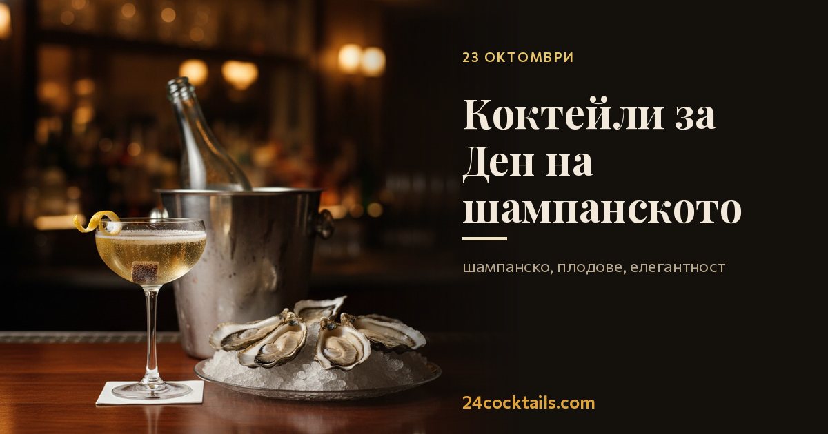 Топ-10 коктейла за Ден на шампанското