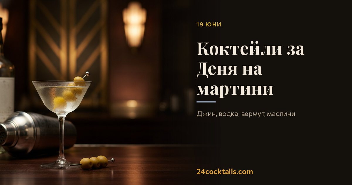 Топ-10 коктейли за Деня на мартини