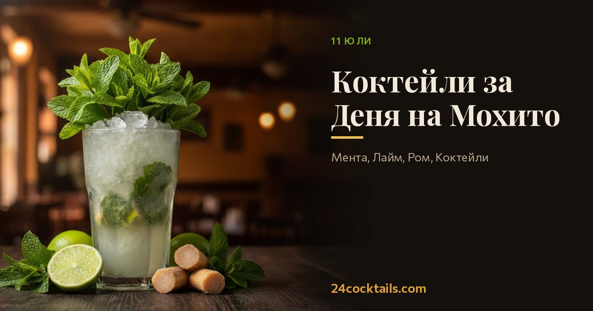 Топ-10 коктейла за Ден на Мохито