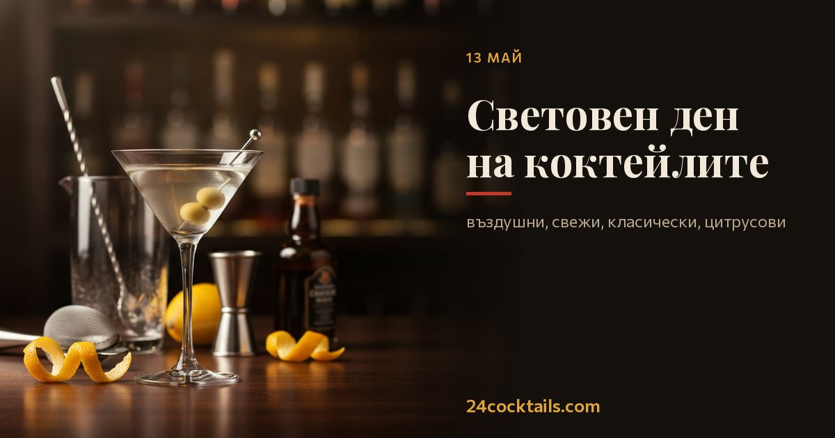 Топ-10 коктейла за Световен ден на коктейлите