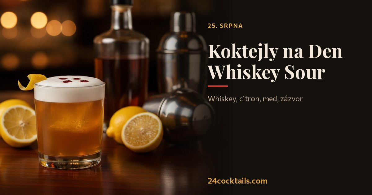 Top 10 koktejlů na Den Whiskey Sour