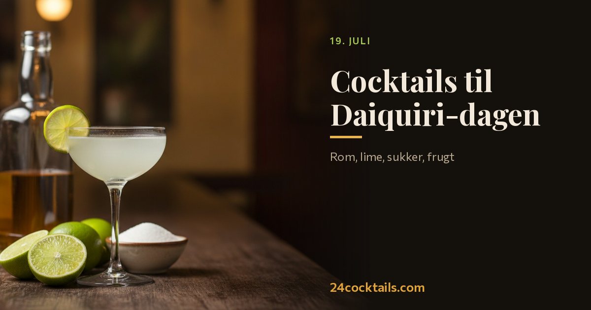 Top 10 cocktails til Daiquiri-dagen