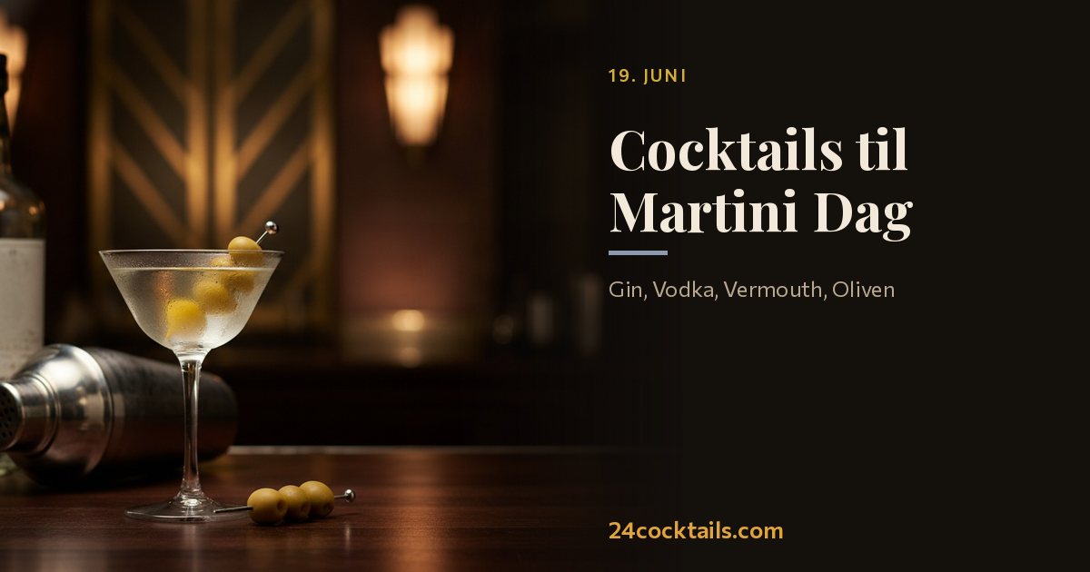 Top 10 cocktails til Martini Dag