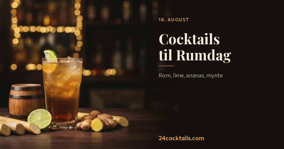 Top 10 cocktails til Rumdag