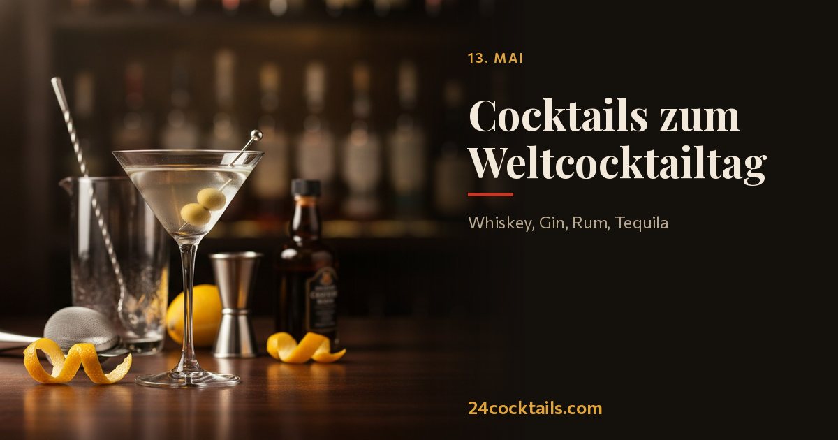 Die 10 besten Cocktails zum Weltcocktailtag