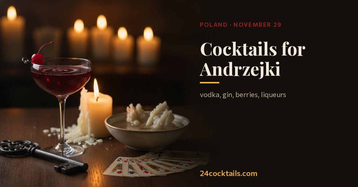 Top 10 Cocktails for Andrzejki
