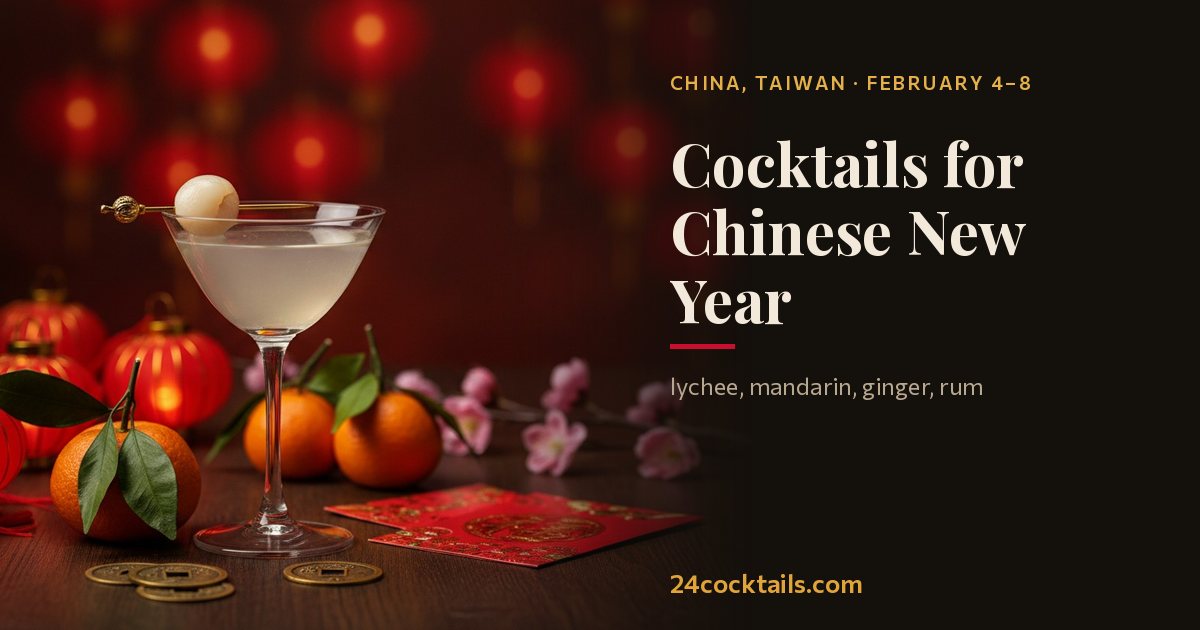 Top 10 Cocktails for Chinese New Year