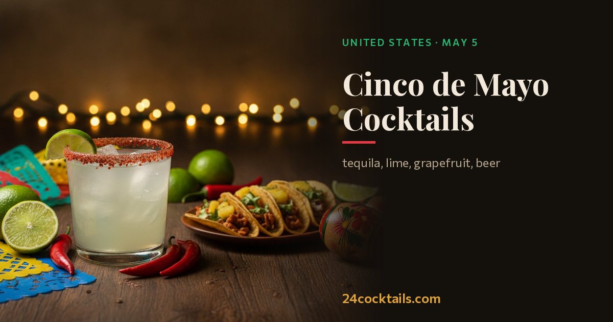 Top 10 Cocktails for Cinco de Mayo