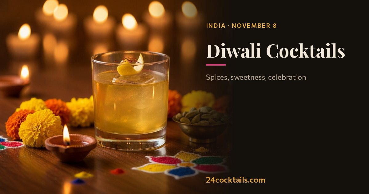 Top 10 Cocktails for Diwali