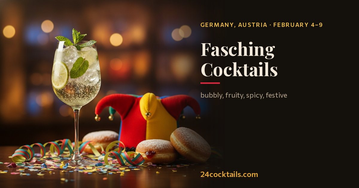 Top 10 cocktails for Fasching