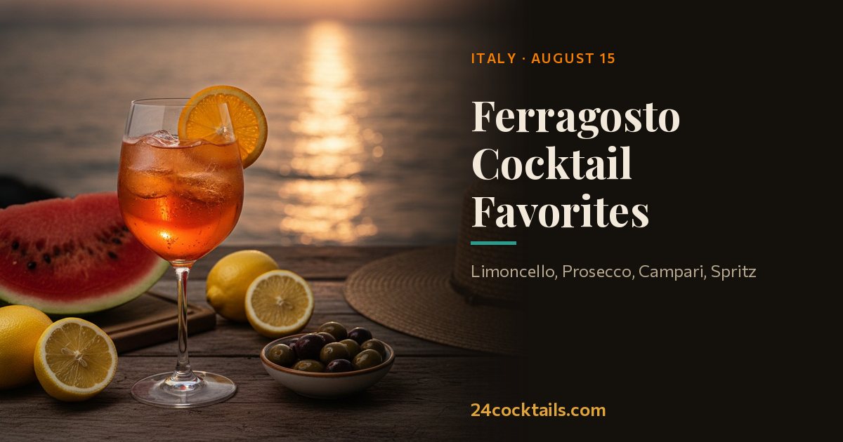 Top 10 cocktails for Ferragosto