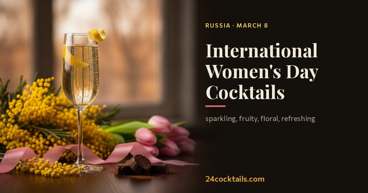 Top 10 Cocktails for International Women's Day