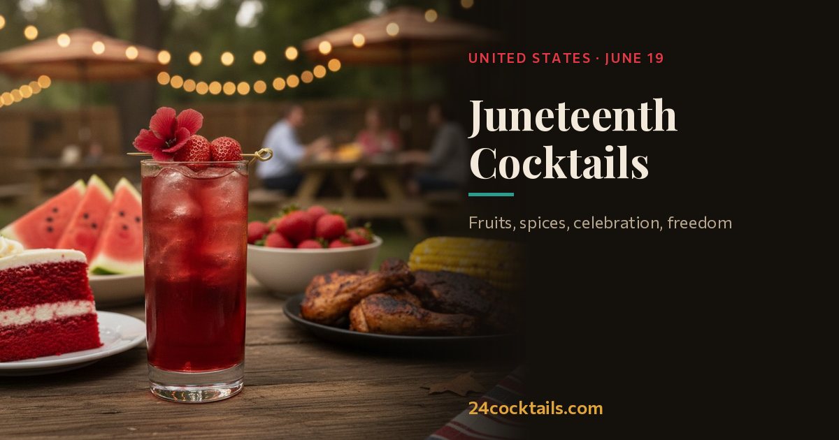 Top 10 Cocktails for Juneteenth
