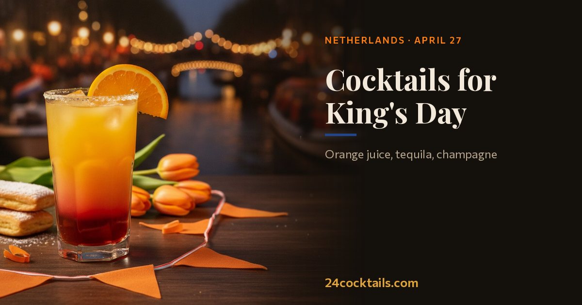 Top 10 Cocktails for King's Day