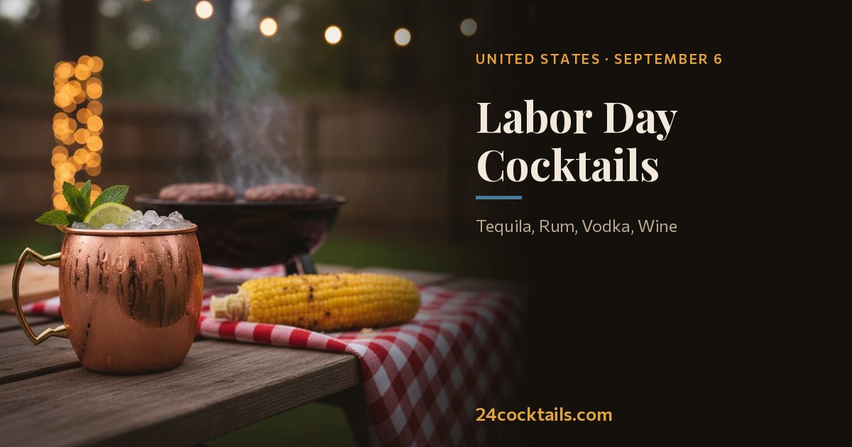 Top 10 Cocktails for Labor Day