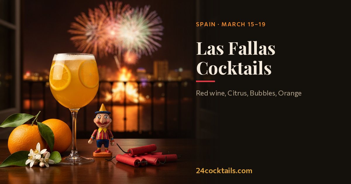 Top 10 Cocktails for Las Fallas (Valencia)