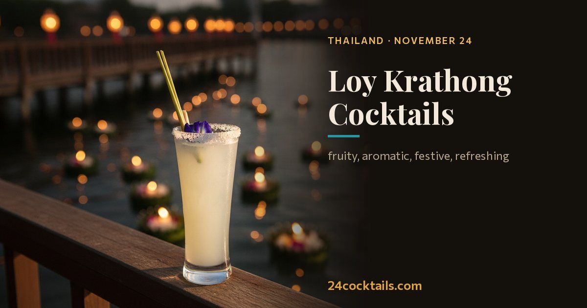 Top 10 Cocktails for Loy Krathong