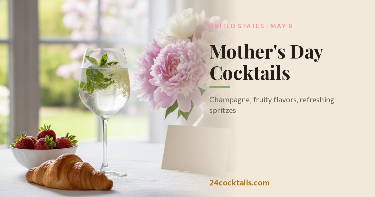 Top 10 Cocktails for Mother's Day