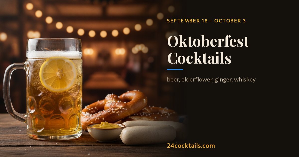 Top 10 Cocktails for Oktoberfest