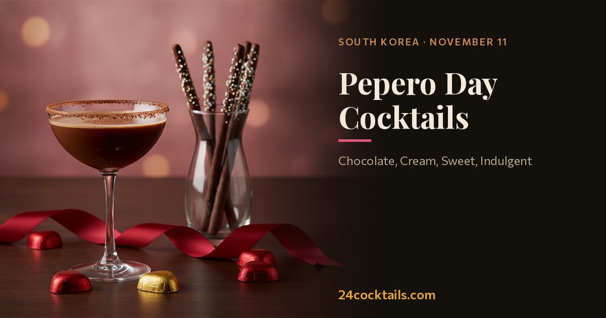Top 10 Cocktails for Pepero Day