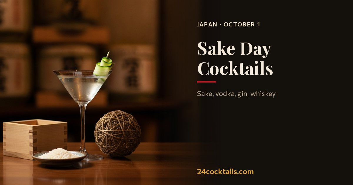 Top 10 Cocktails for Sake Day