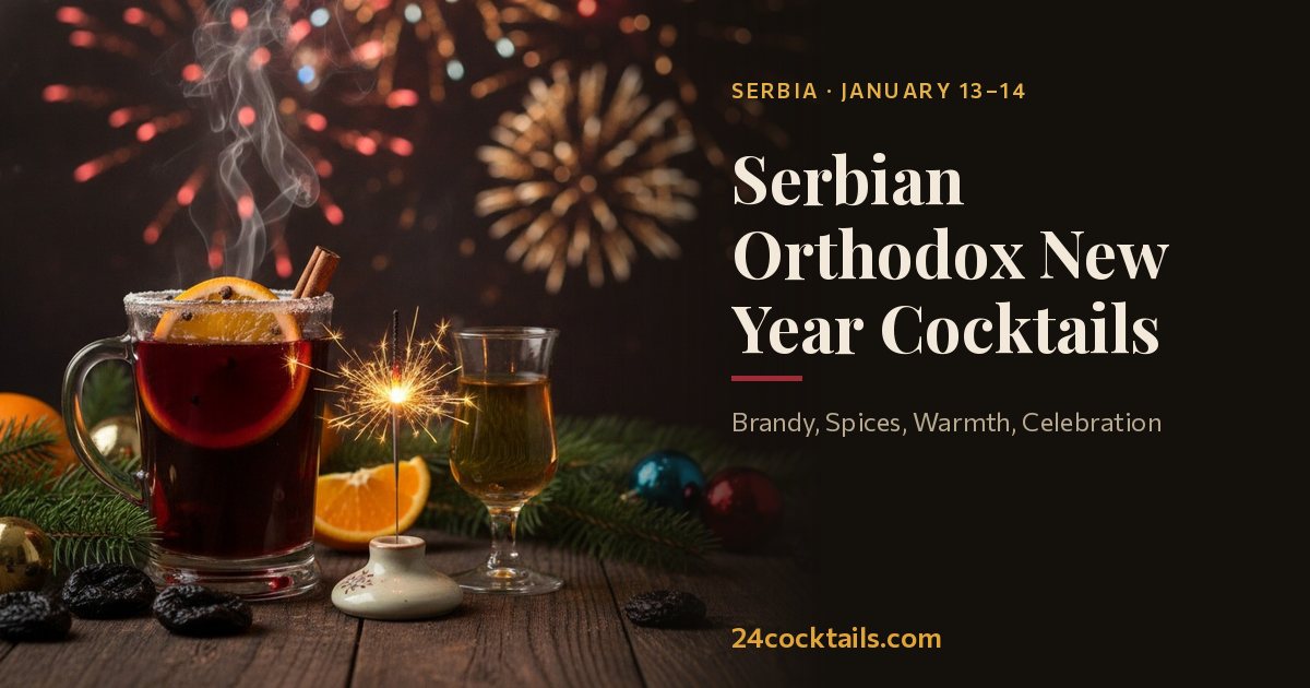 Top 10 Cocktails for Serbian Orthodox New Year