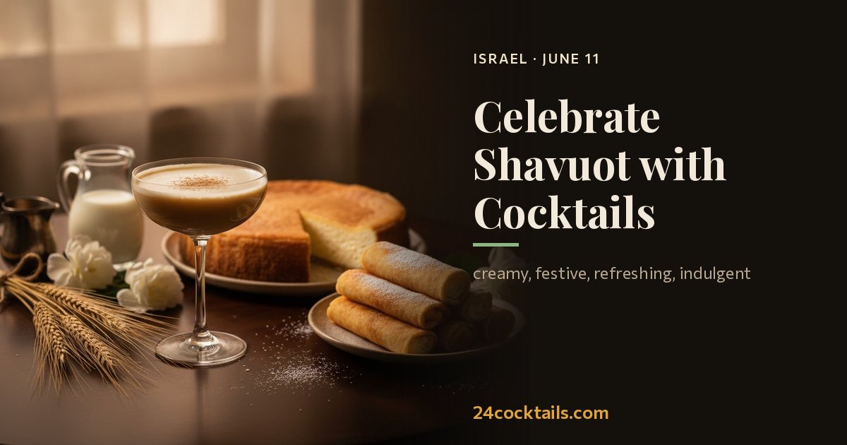 Top 10 Cocktails for Shavuot