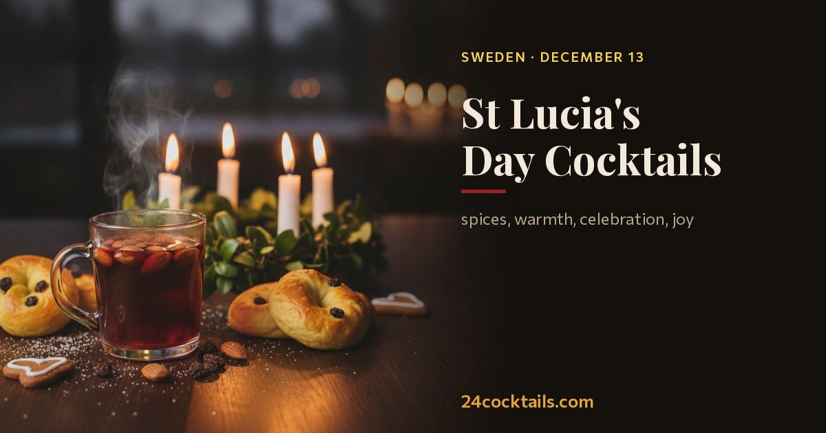 Top 10 Cocktails for St Lucia's Day