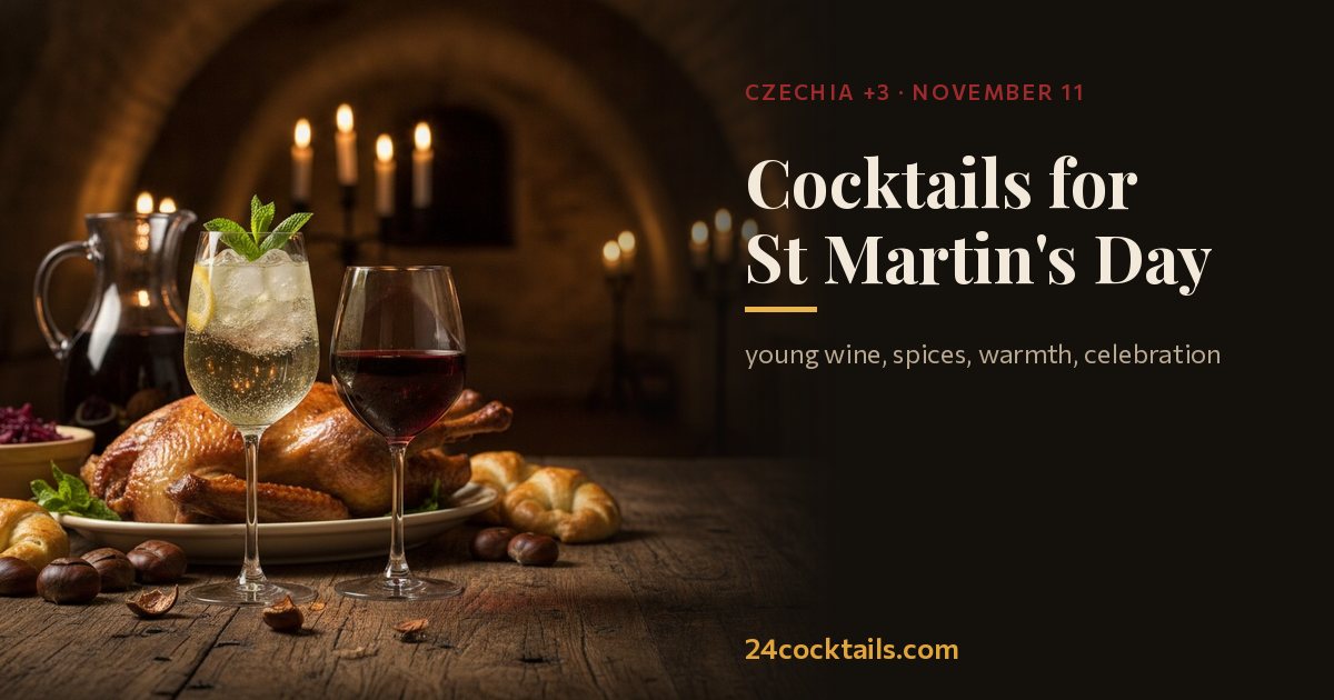Top 10 Cocktails for St Martin's Day