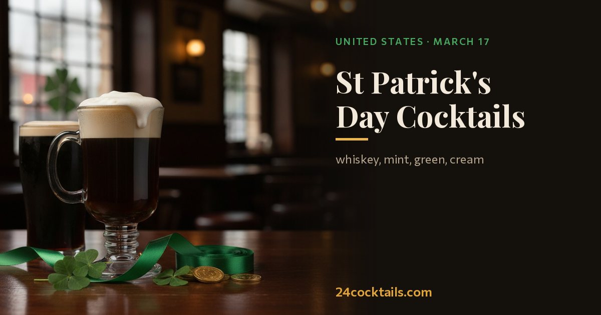 Top 10 Cocktails for St Patrick's Day