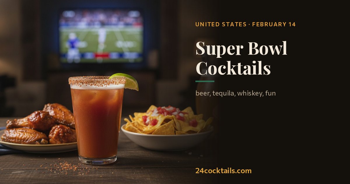 Top 10 Cocktails for Super Bowl Sunday