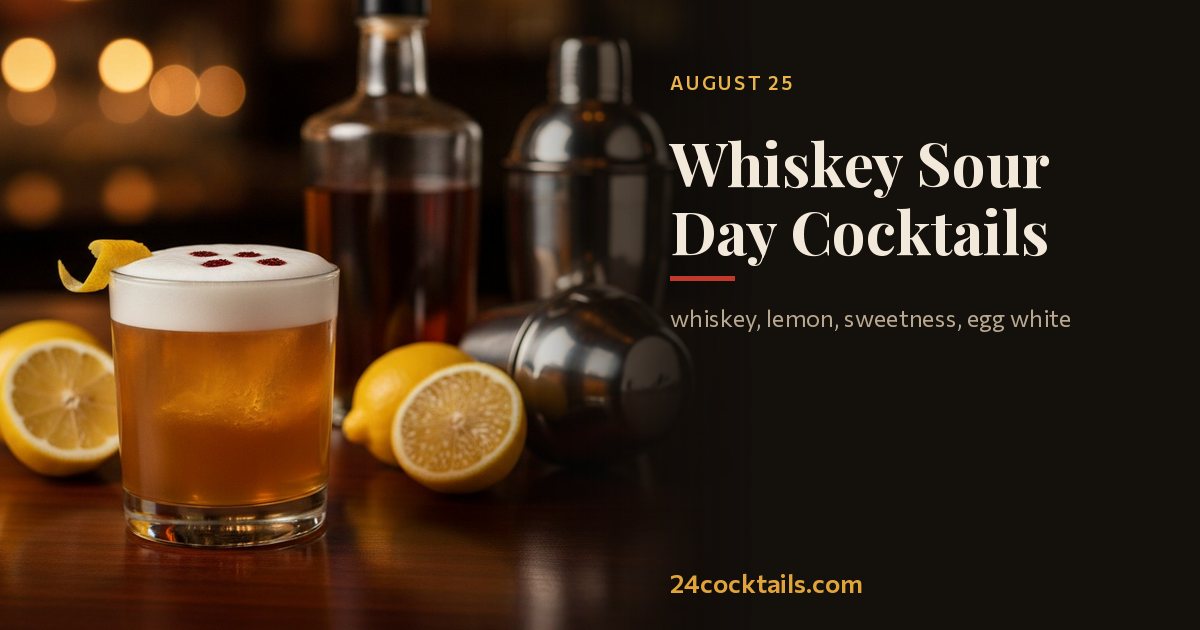 Top 10 Cocktails for Whiskey Sour Day