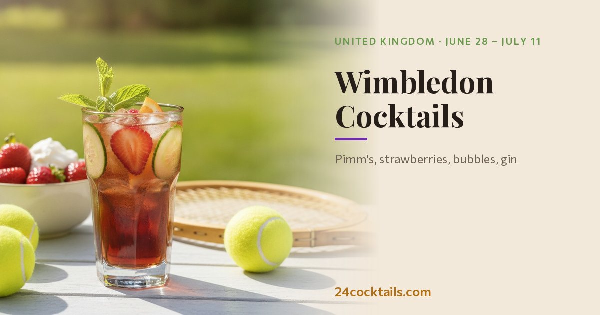 Top 10 Cocktails for Wimbledon
