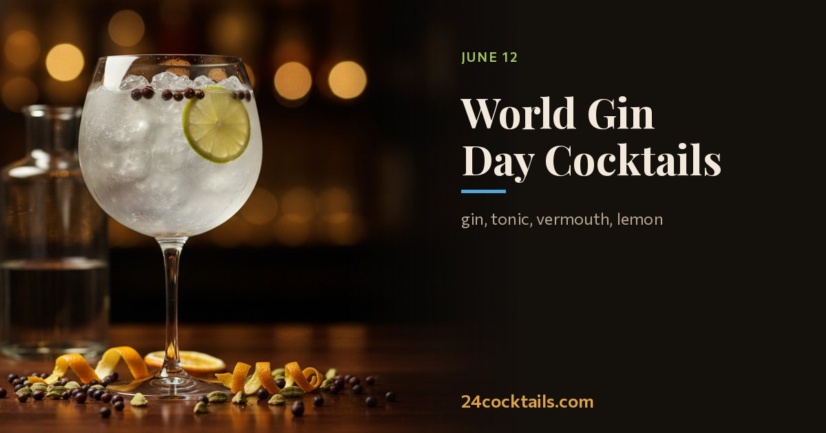 Top 10 Cocktails for World Gin Day