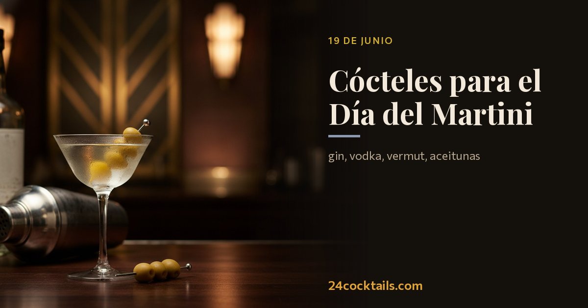Los 10 mejores cócteles para el Día del Martini