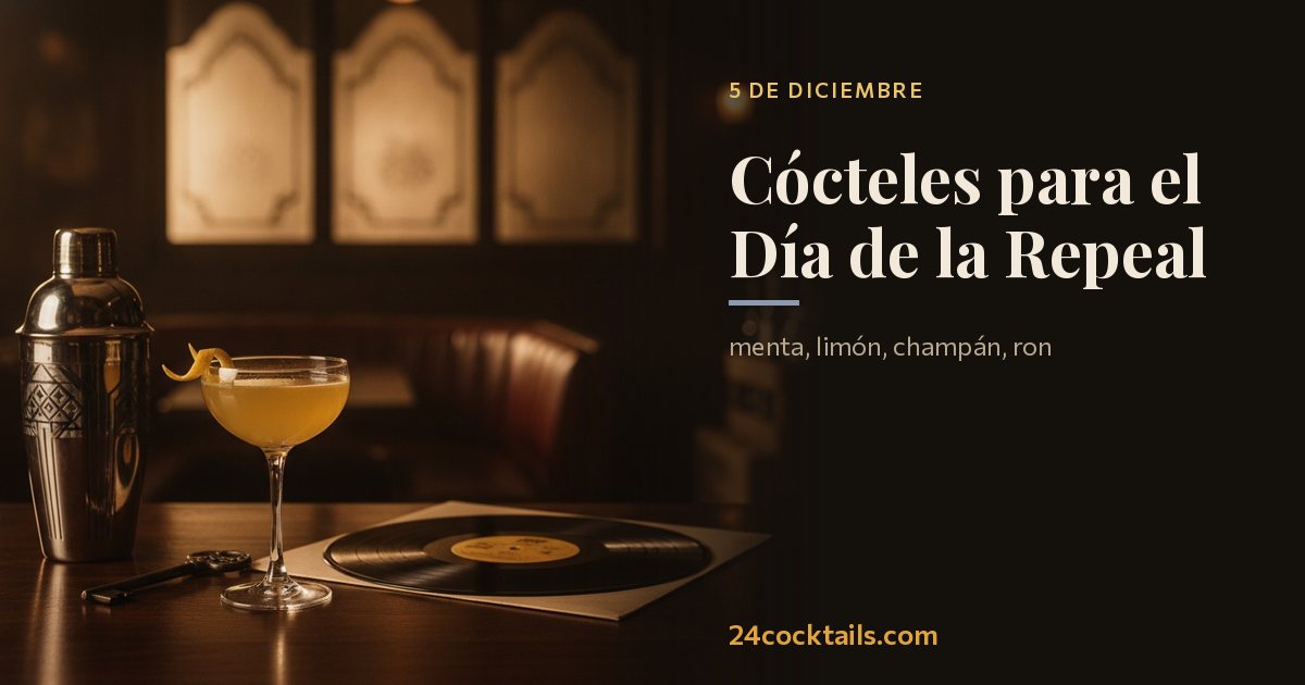 Los 10 mejores cócteles para el Día de la Repeal