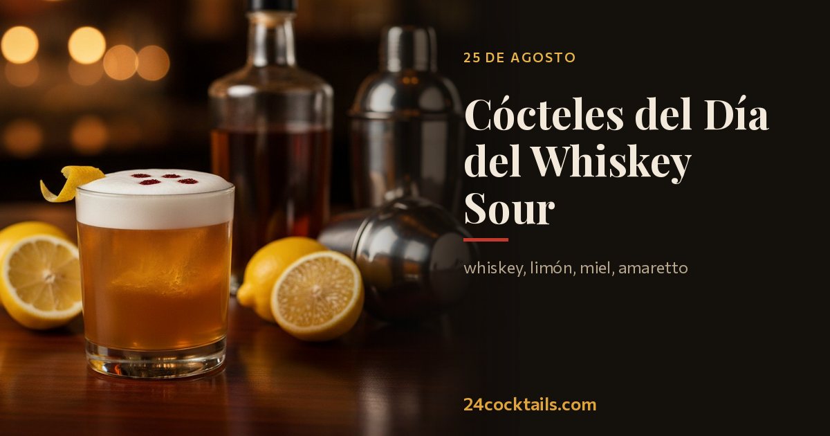 10 cócteles para el Día del Whiskey Sour