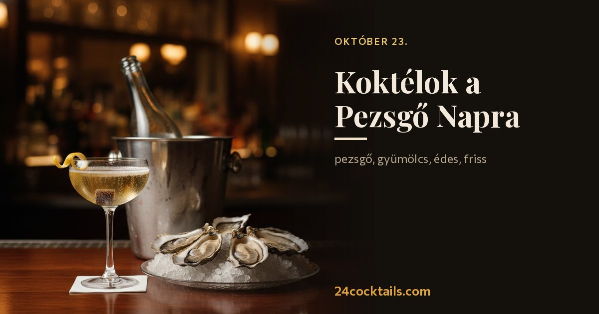 Top 10 koktél a Pezsgő Napra