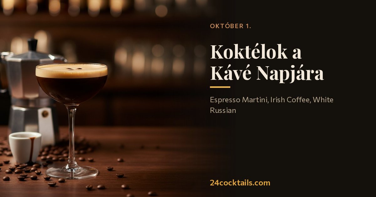 Top 10 koktél a Nemzetközi Kávé Napjára
