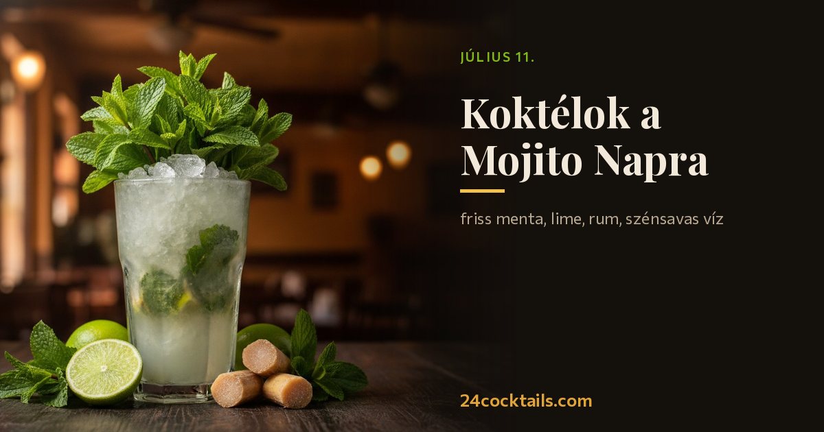 Top 10 koktél a Mojito Napra