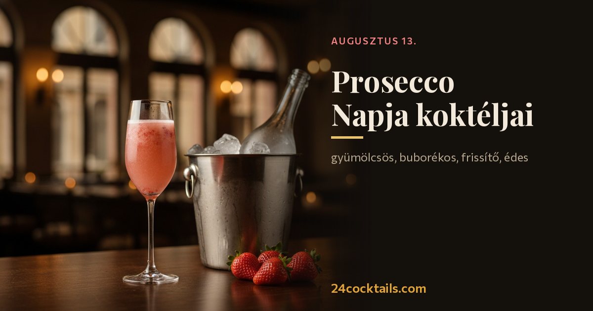 A legjobb koktélok Prosecco Napjára