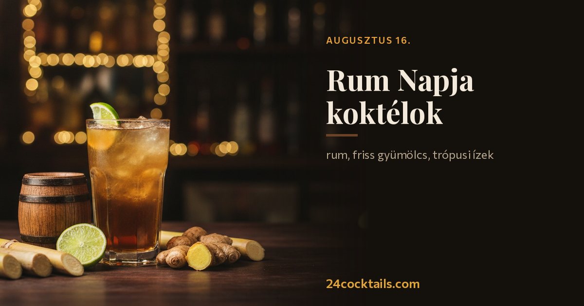 Top 10 koktél a Rum Napjára