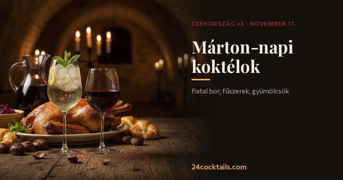 Top 10 koktél Márton-napra