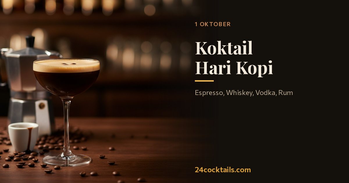 10 Koktail Terbaik untuk Hari Kopi Internasional