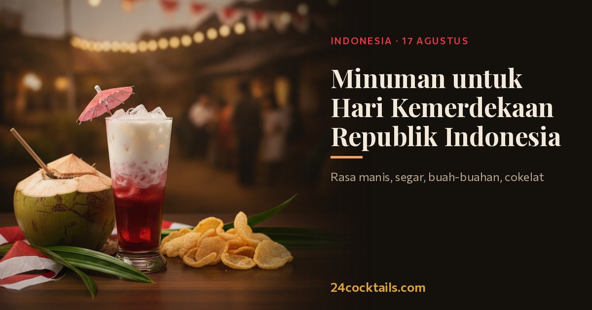 10 Minuman Segar untuk Hari Kemerdekaan Republik Indonesia