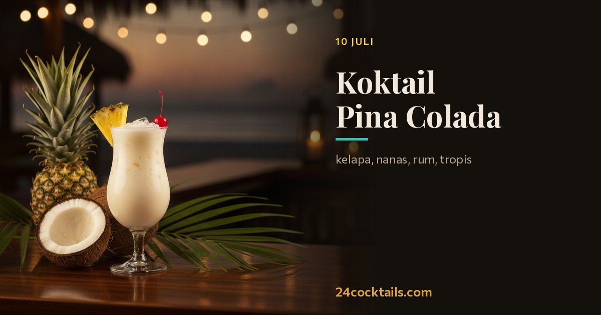 10 Koktail Terbaik untuk Hari Pina Colada