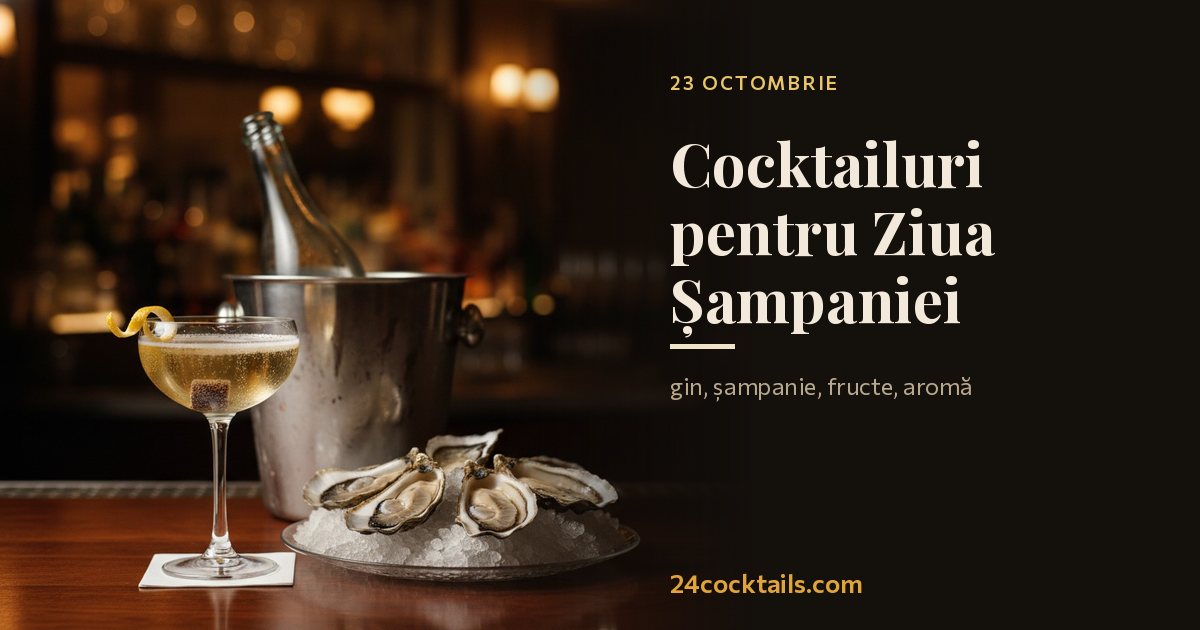 Top 10 cocktailuri pentru Ziua Șampaniei