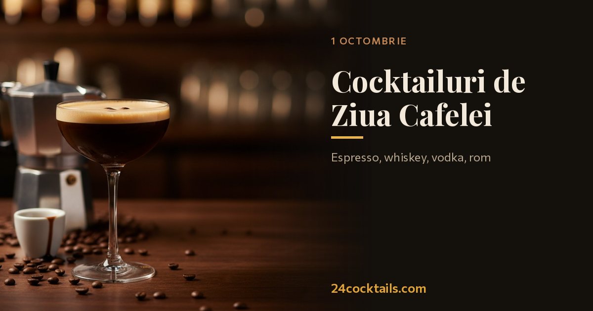 Top 10 cocktailuri pentru Ziua Internațională a Cafelei