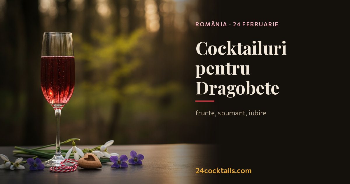 Top 10 cocktailuri pentru Dragobete