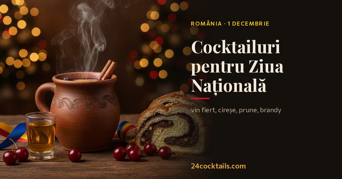 Top 10 cocktailuri pentru Ziua Națională a României